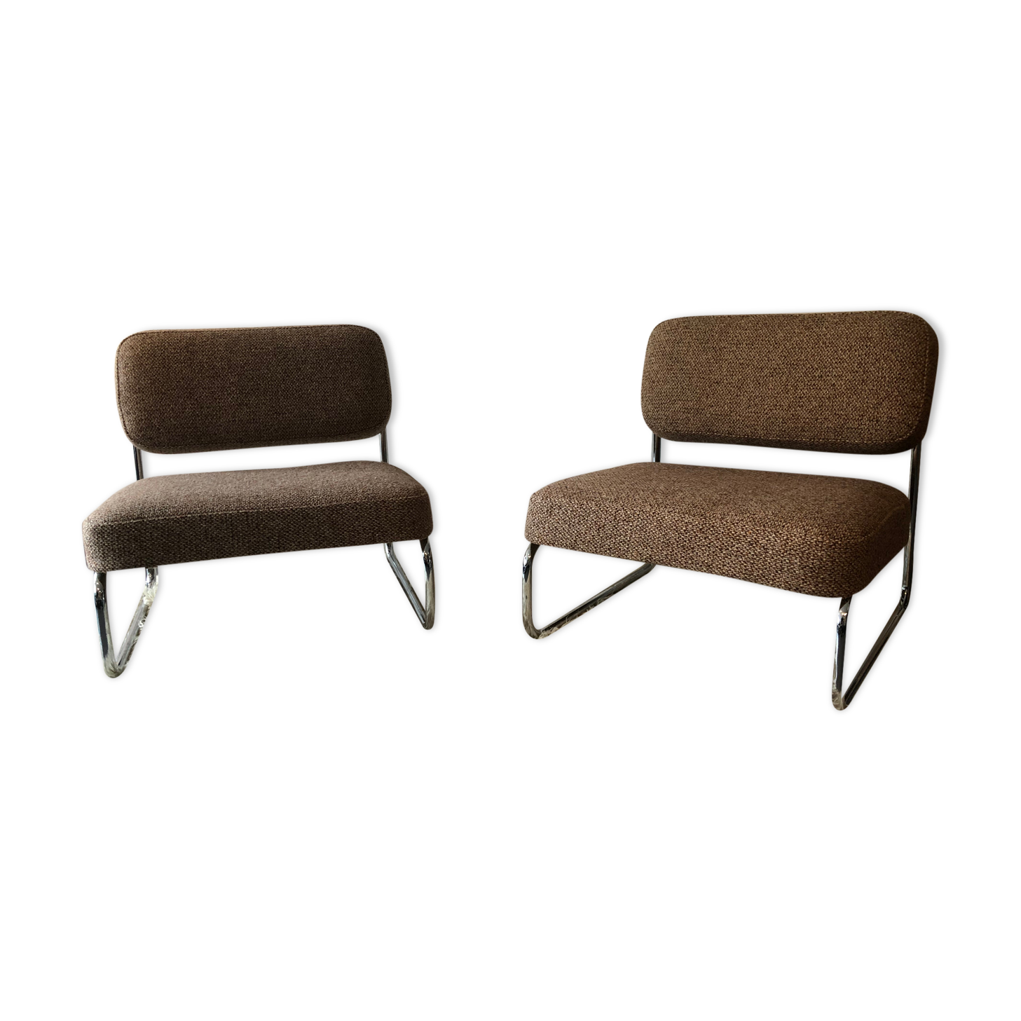 Duo de chauffeuses vintage, édition Airborne, années 60/70