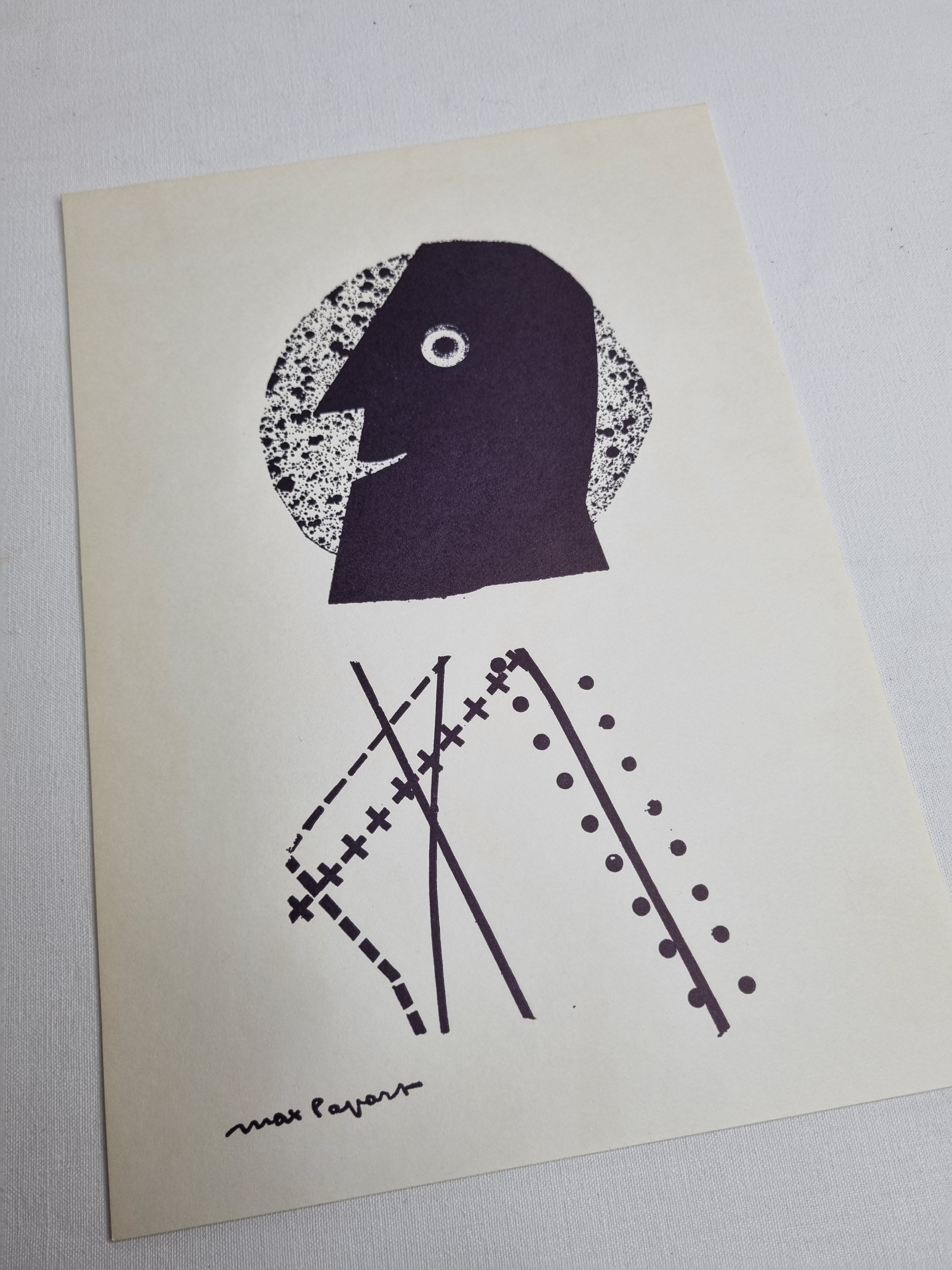 Print after Max Papart, untitled, 1973