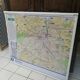 Authentique plan de métro parisien