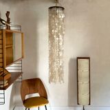 Suspension mother-of-pearl cascade tassel vintage XL