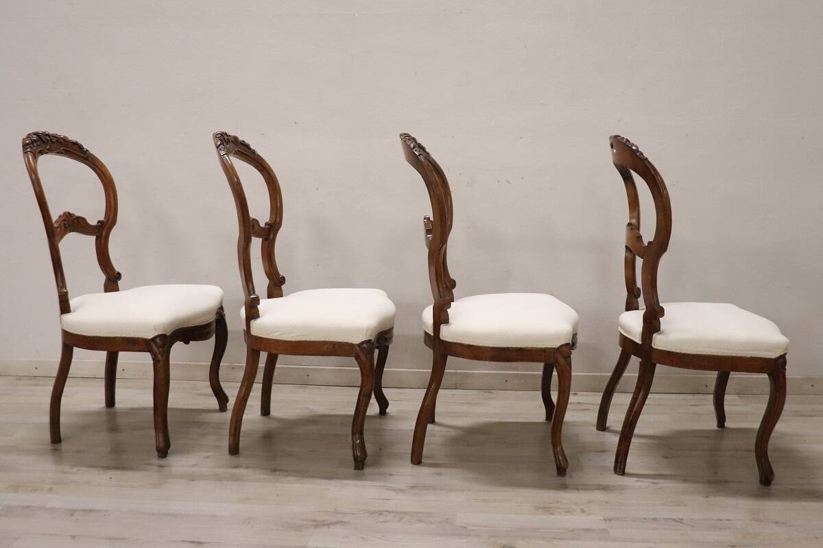 19th Century Walnut Dining Chairs