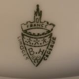 Plat de serviteur en porcelaine de Limoges