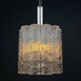 Mid-century Murano glass chandelier Tronchi by Toni Zuccheri for Venini, Italy, 1970s.