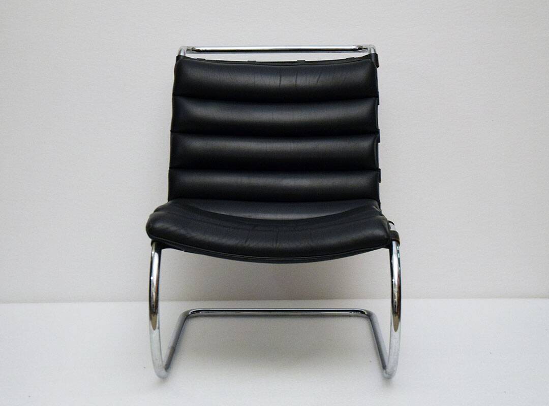 Ludwig Mies van der Rohe armchair MR series for Knoll, 1980s