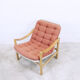Fauteuils Safari avec un ottoman, Suède, 1960