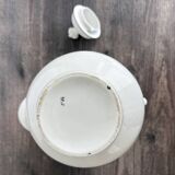 Porcelain Coffee Pot Decorated with Currants - Vintage 1900