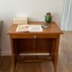 1950s vintage children's desk in light oak