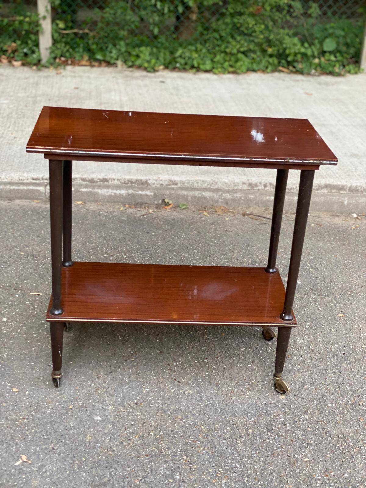 Scandinavian rosewood serving trolley 1960