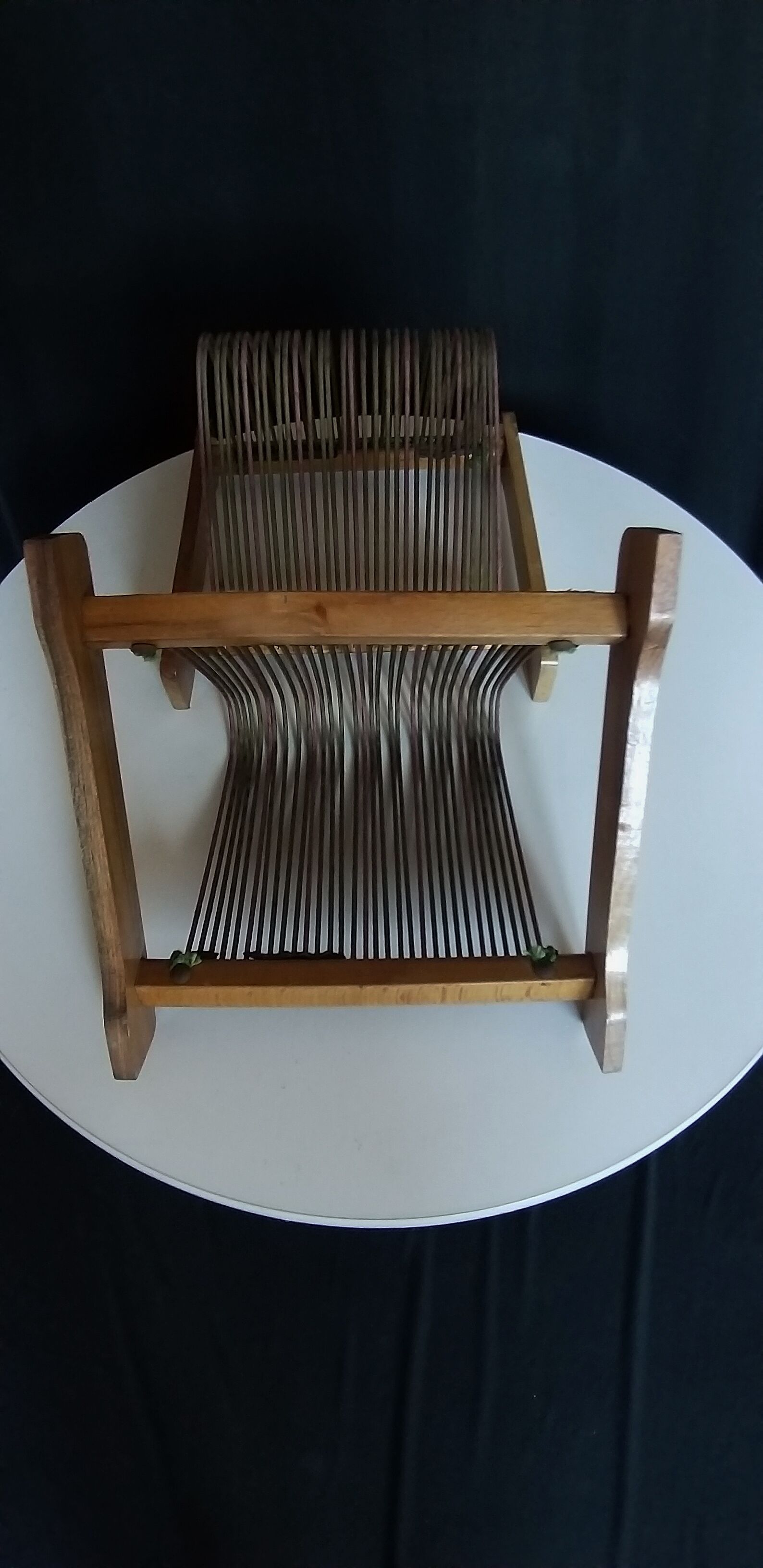 Vintage beech vinyl holders 1950/60