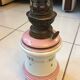 Old ceramic kerosene lamp