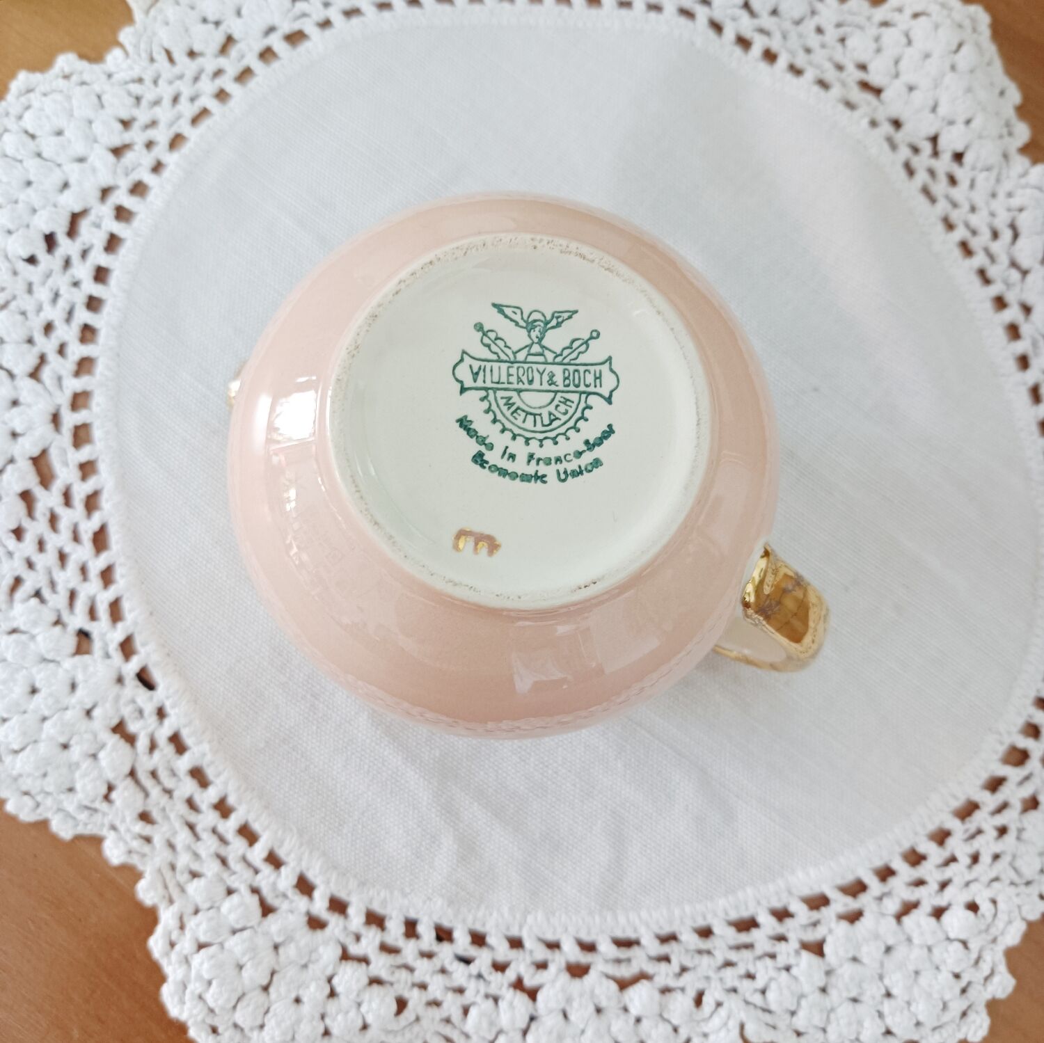 Pot à lait, crémier rose Villeroy et Boch