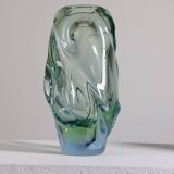 Organic glass vase by Jan Beránek Skrdlovice, mid-20th century.