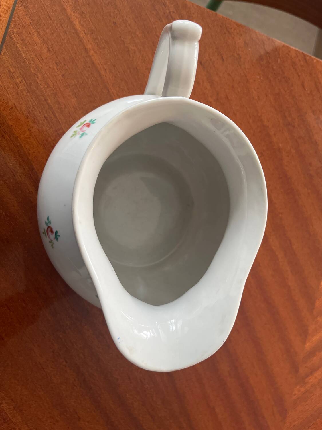 Porcelain milk jug old paris late 19th century.