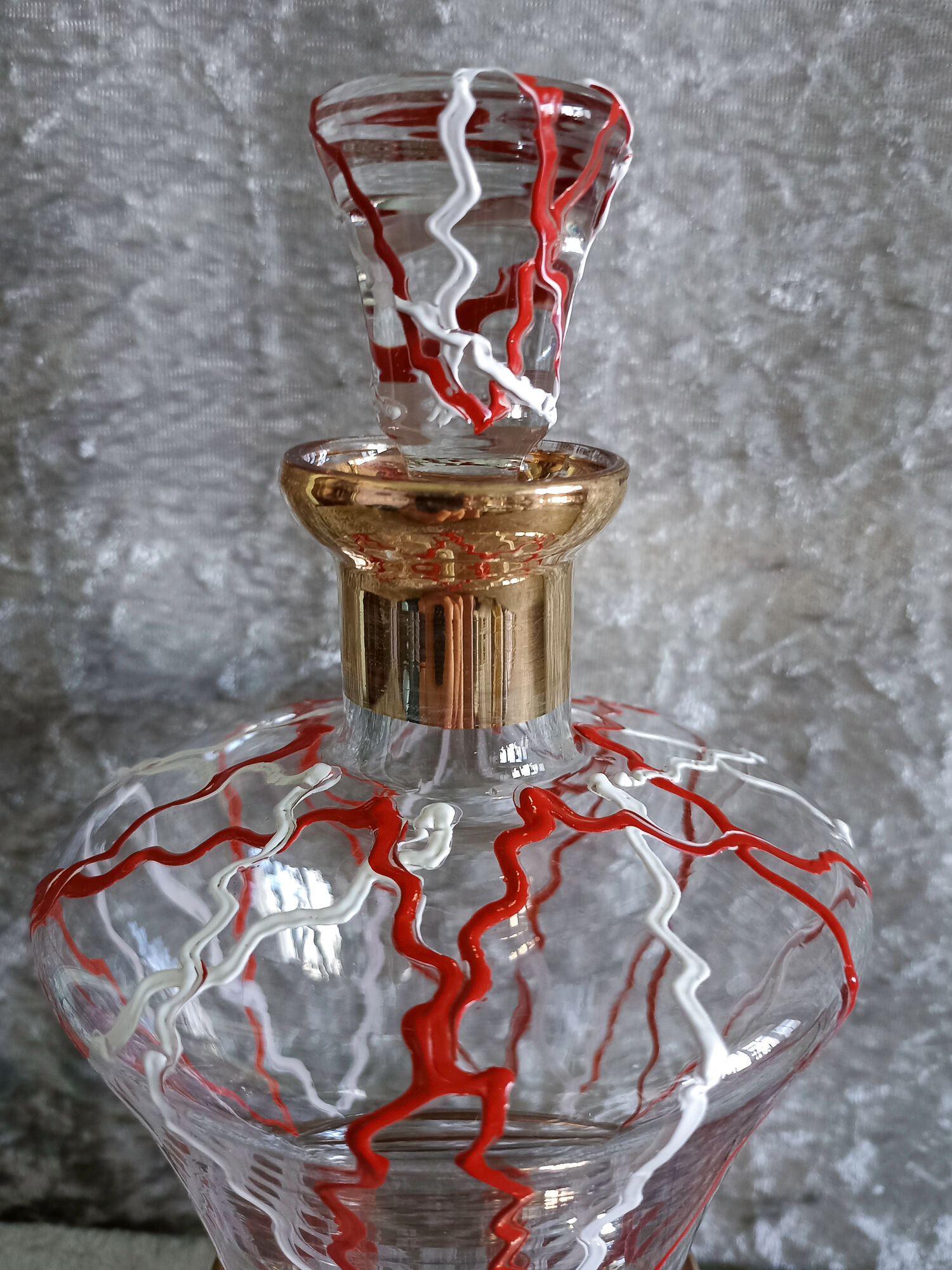 Liquor decanter from the Monaco glassworks