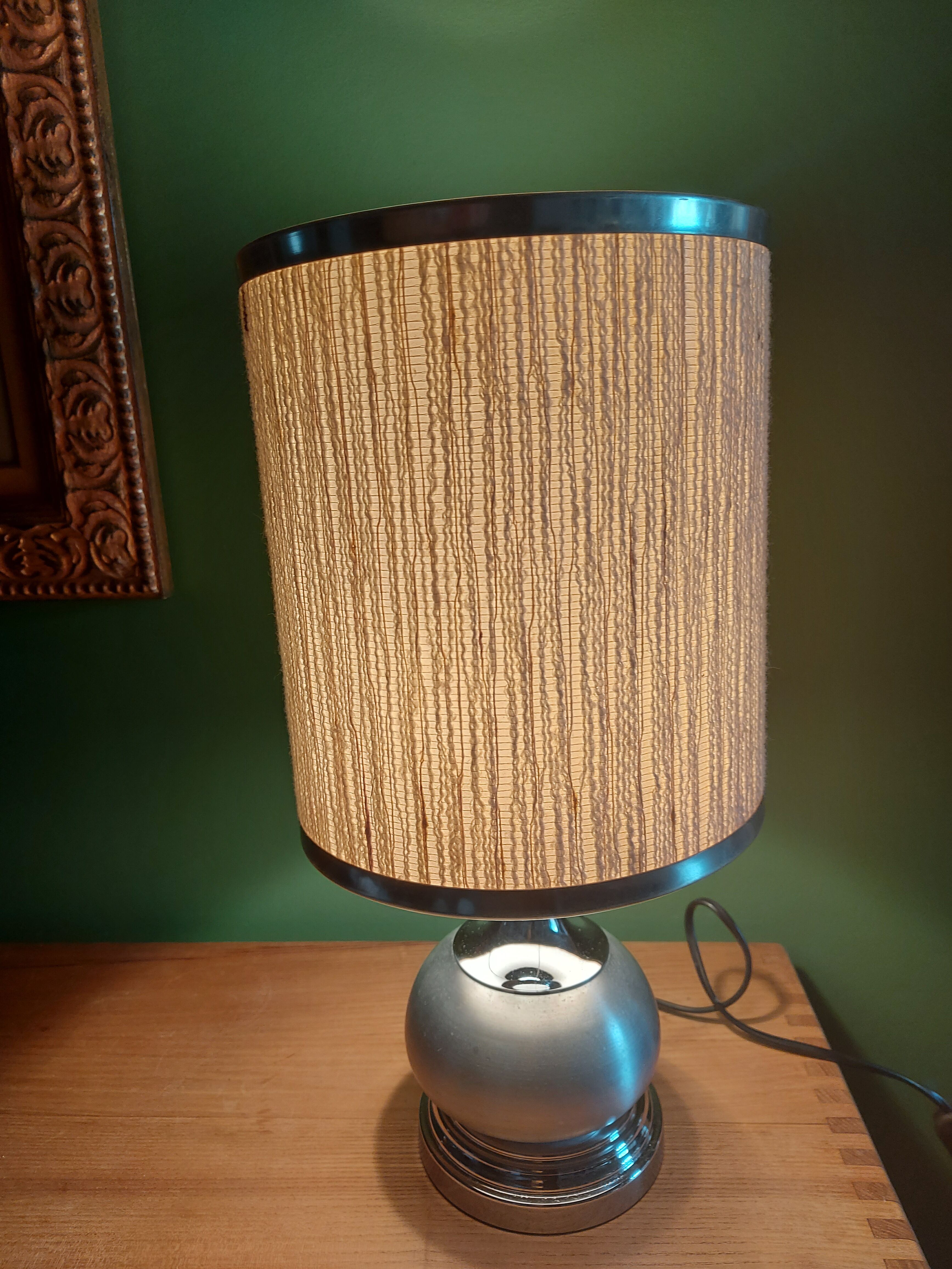 Vintage 70's metal lamp