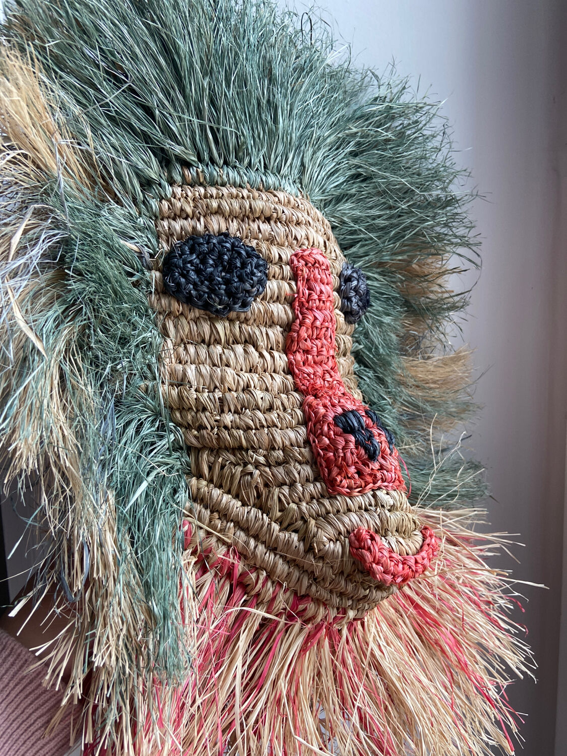 Masque en osier