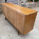 Sideboard very buffet type Scandinavian in raw pear wood 1950.