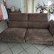 Newport 3-seater taupe microfibre sofa