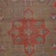 Red & Beige Turkish Handmade Rug sku 2406