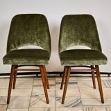Set of four chairs designed by Radomir Hoffman, TON Czechoslovakia, 1960s.