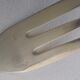 Box of 12 dessert forks in silver metal