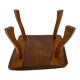 Vintage wooden tree trunk stool plant stool