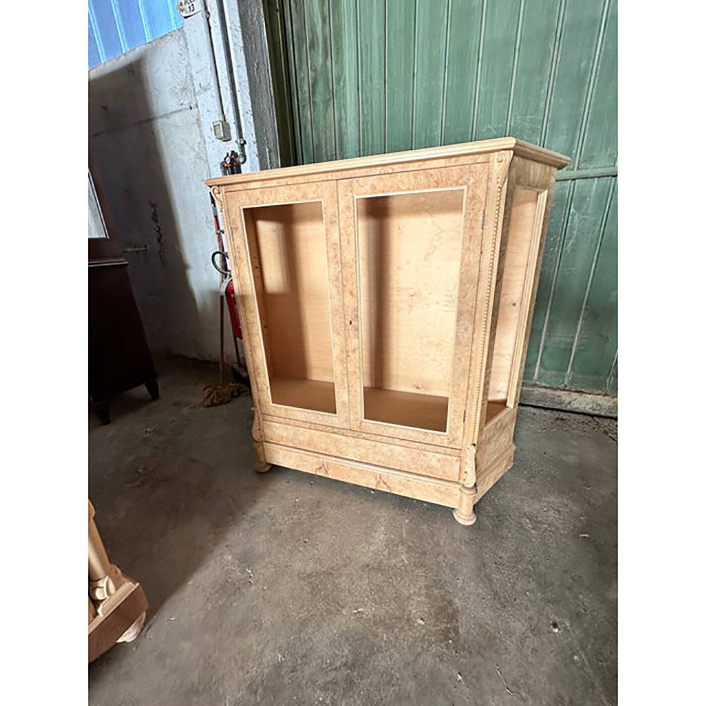 Italian Natural Cabinet With Briar Drawer