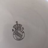 Four flat earthenware plates including 2 Luneville