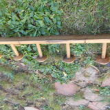 Bamboo-style patère