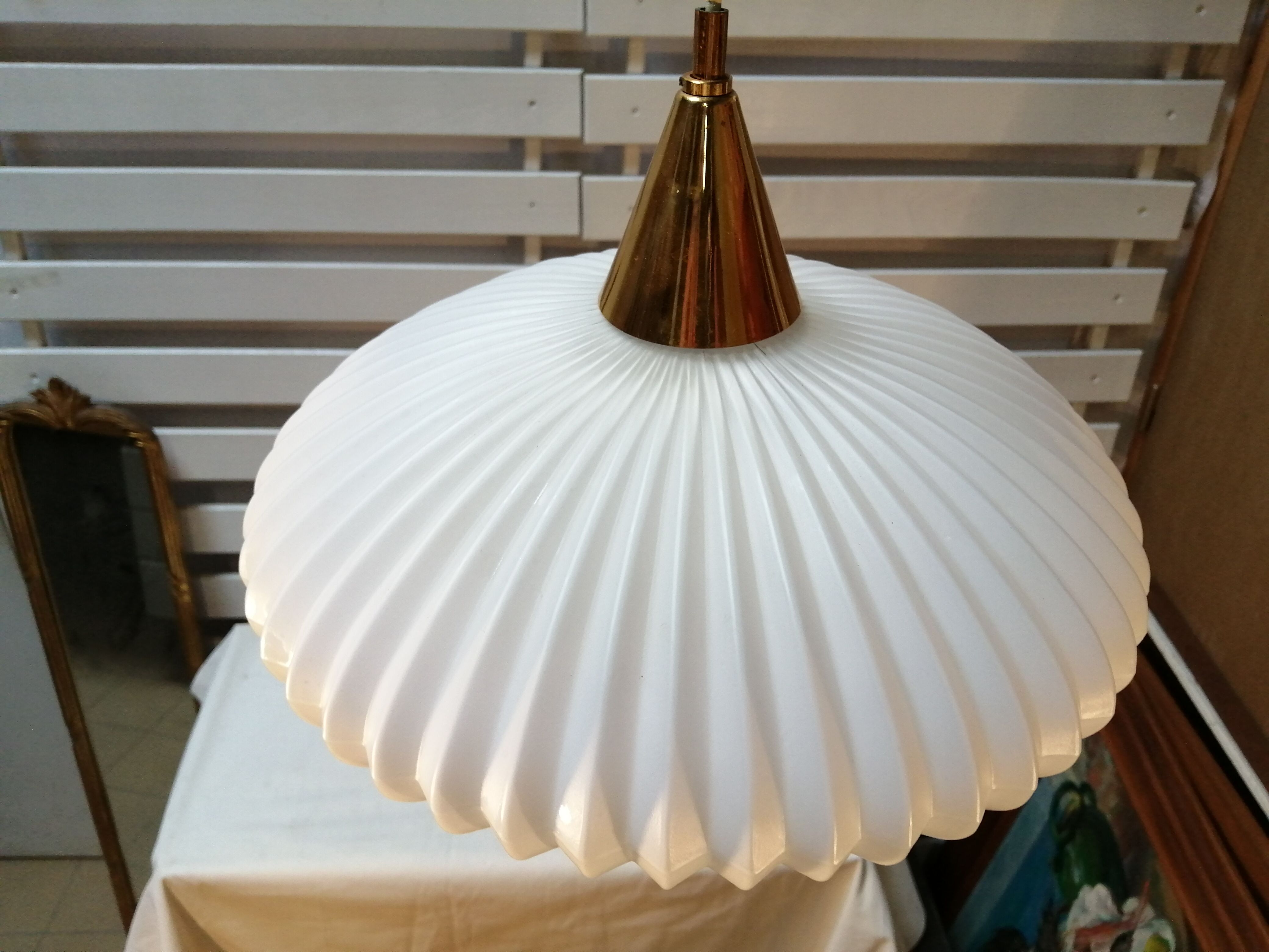Novo style suspension in opaline - 60s.