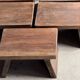 Small stool, auxiliary teak stool, Indonesian footrest H15