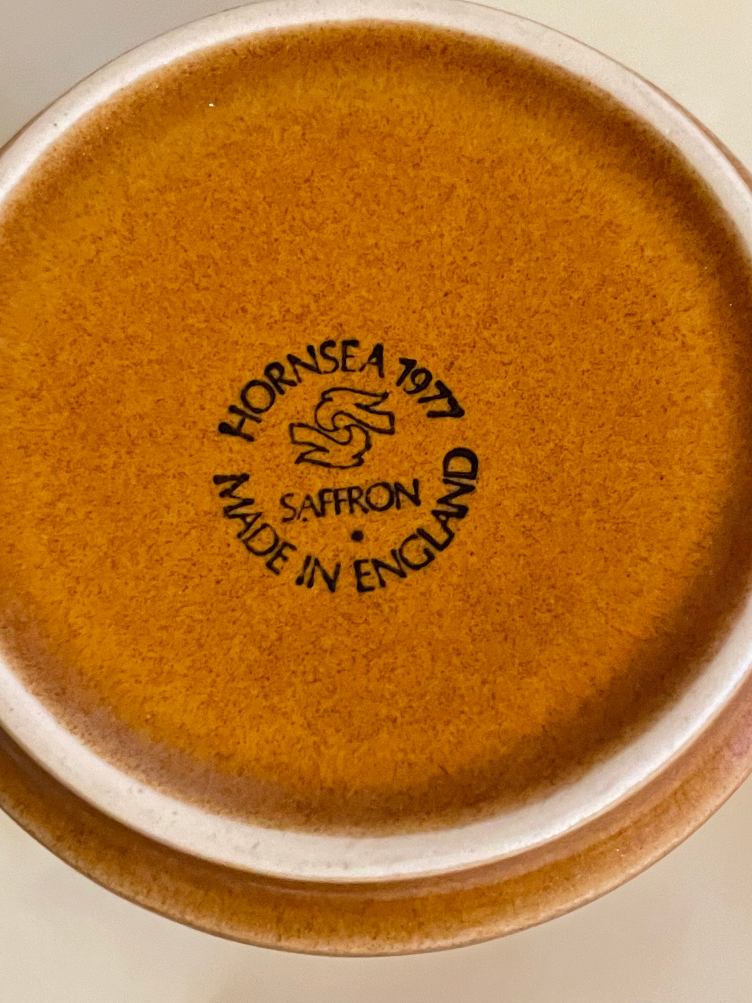 Coffee tea set Hornsea Saffron England