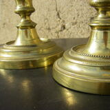 Paire de bougeoirs