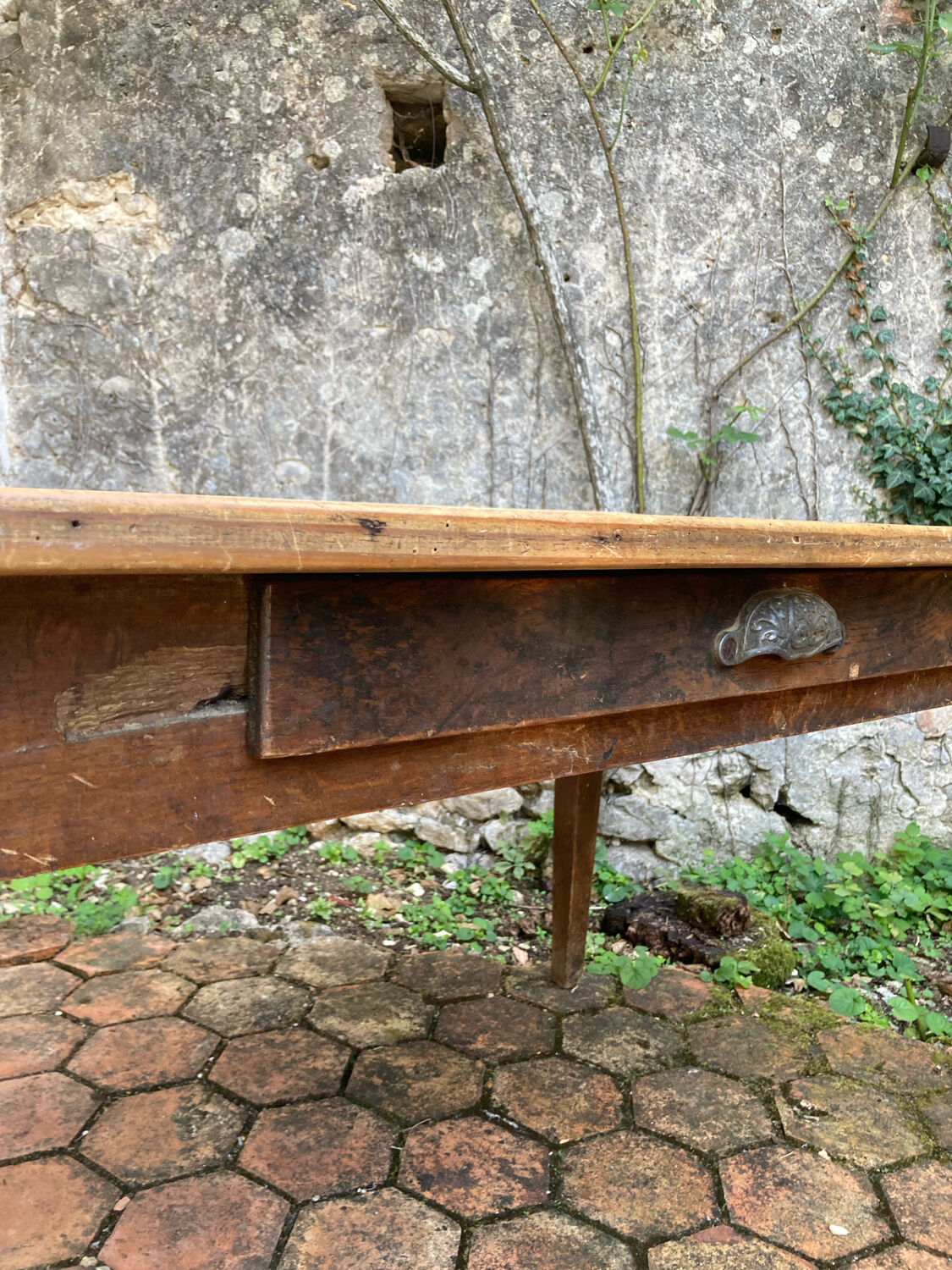 Vintage farmhouse table