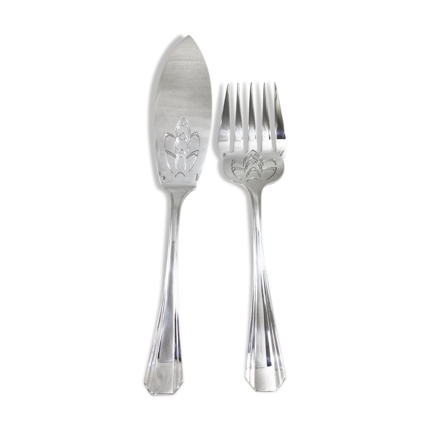 Couverts de service à poisson modèle boréal Christofle