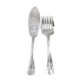 Christofle boreal model fish service cutlery