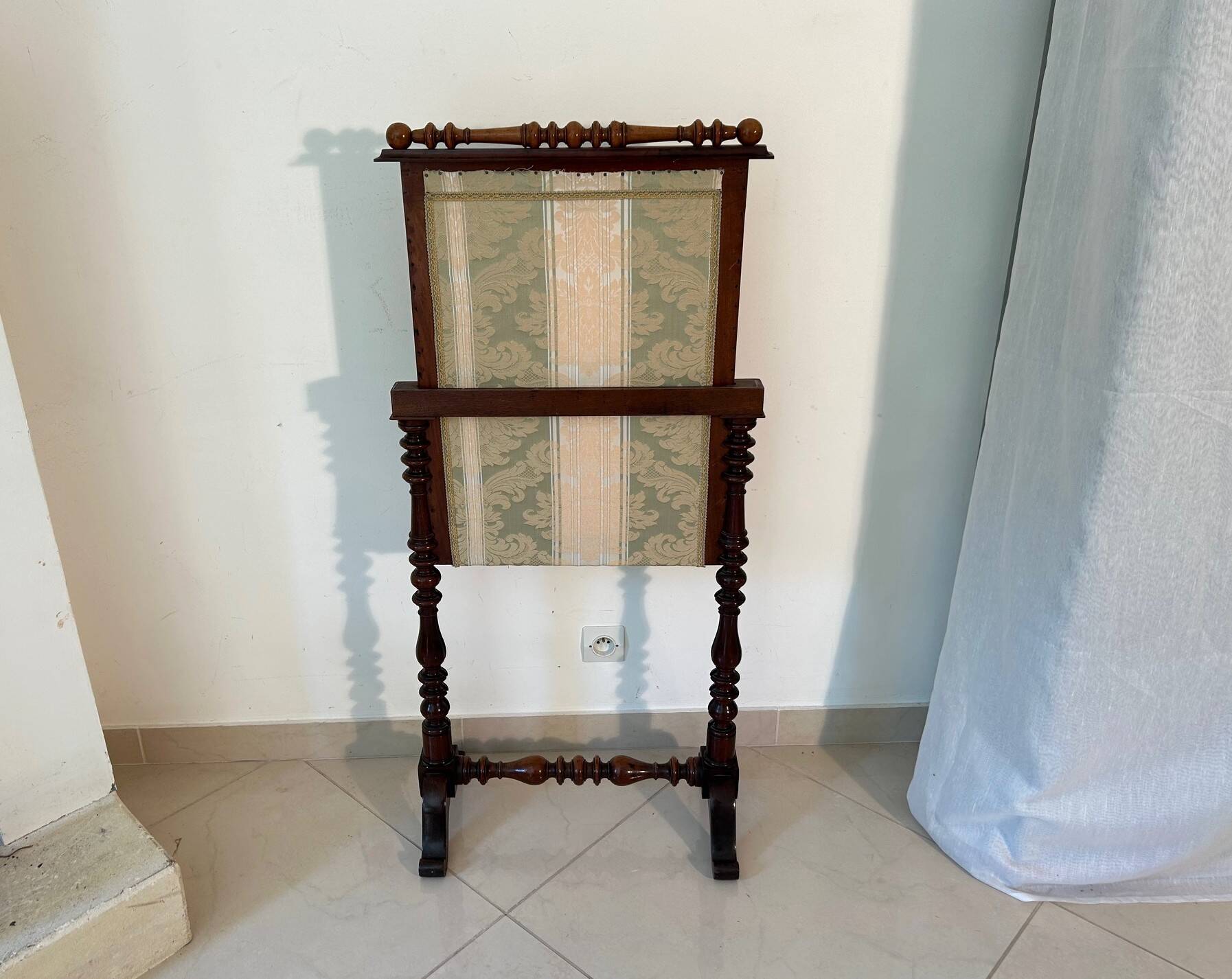 19th-century fireplace screen