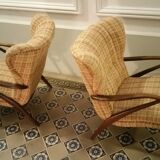 Pair of Chair Zig Zag vintage 50 60 year