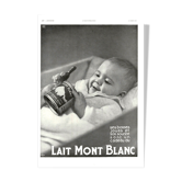 Vintage poster 30s Lait Mont Blanc