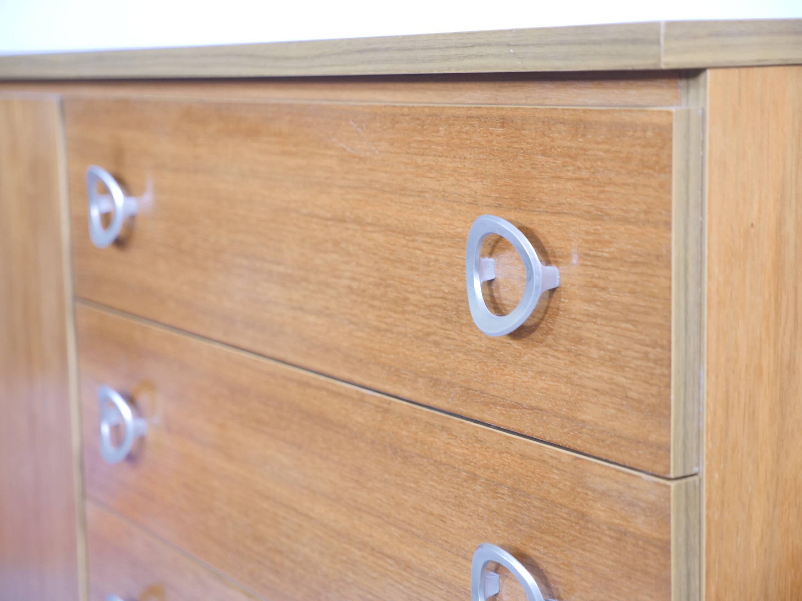 Teak vintage sideboard chest of drawers mid-century cabinet 60s