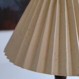 1950s turned wooden lamp