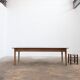 Grande table de ferme en bois, 1880