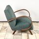 H 410 type C Armchair designed by Jindrich Halabala, 1940s, Czechoslovakia
