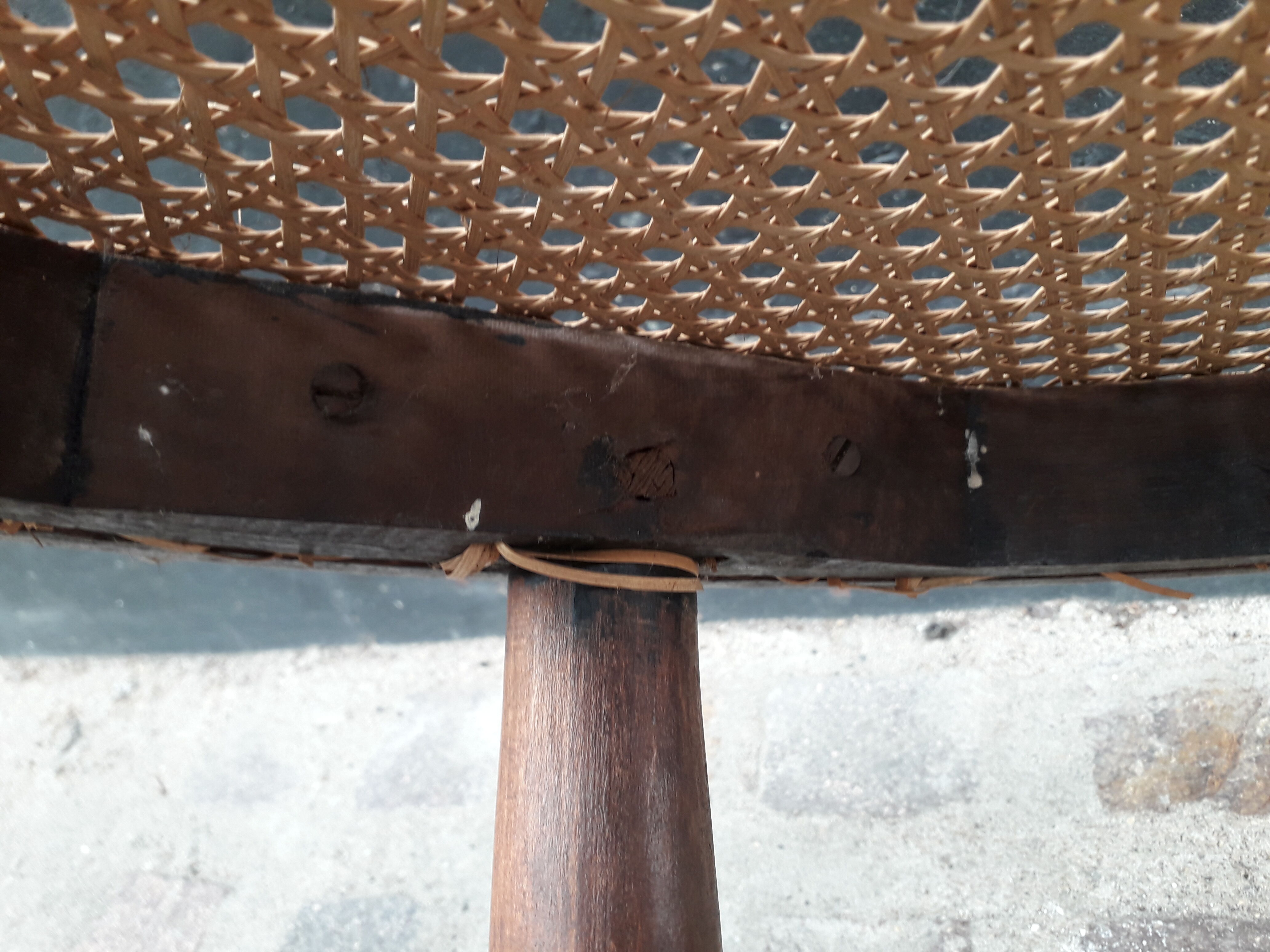 Canned Thonet armchair