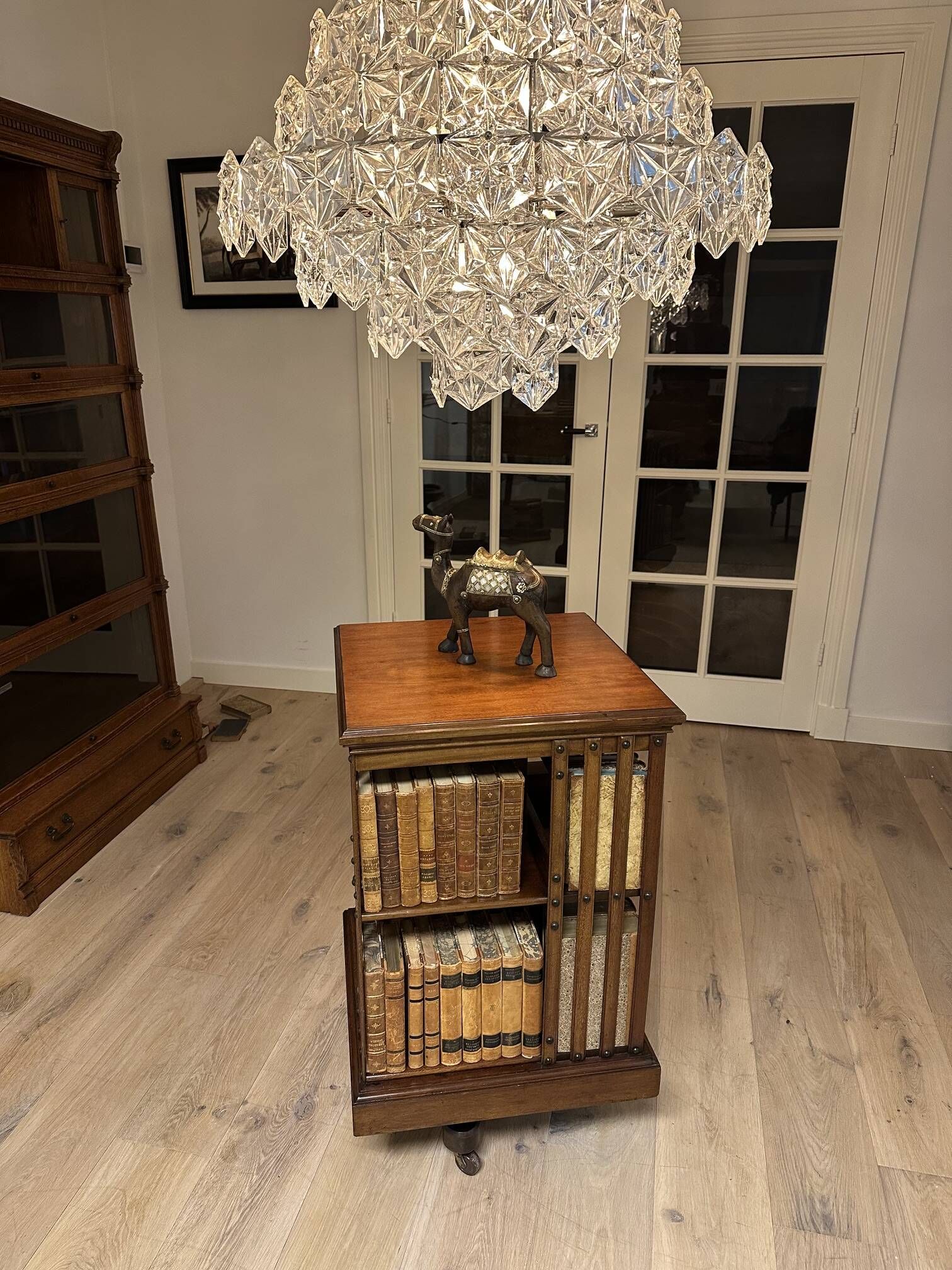 mahogany revolving bookcase