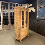 Old patinated mesh cupboard