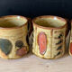 Mugs en céramique vintage