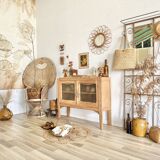 Console vitrée art déco