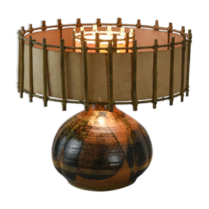 Lampe de table en grès