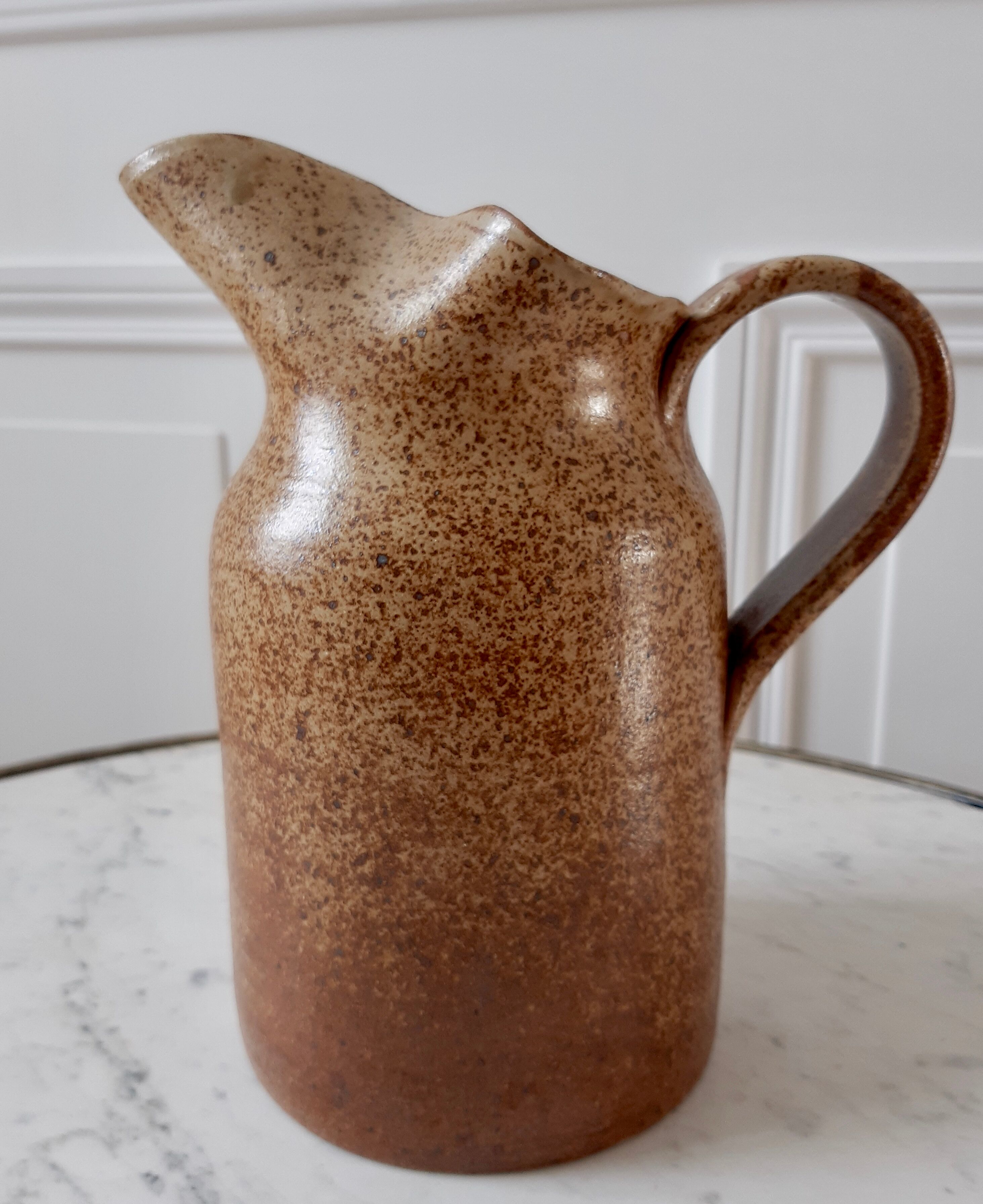 Vintage design sandstone pitcher